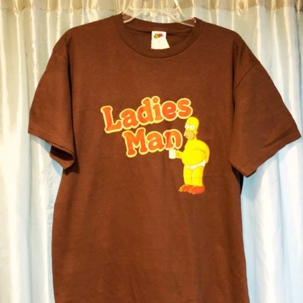 T-shirt Homer Simpson mens new size L new cotton